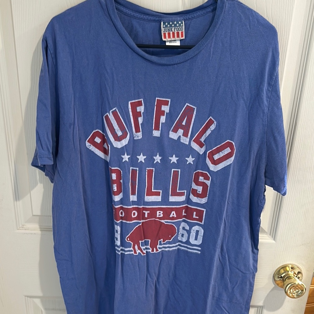 Junk Food Clothing Blue Buffalo Bills Tee